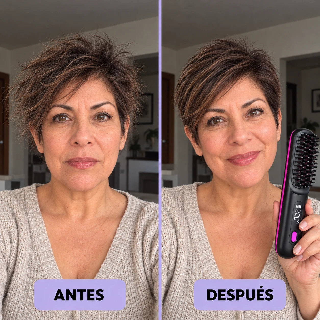 Cepillo Alisador Straigh Hair: el especialista en cabello corto