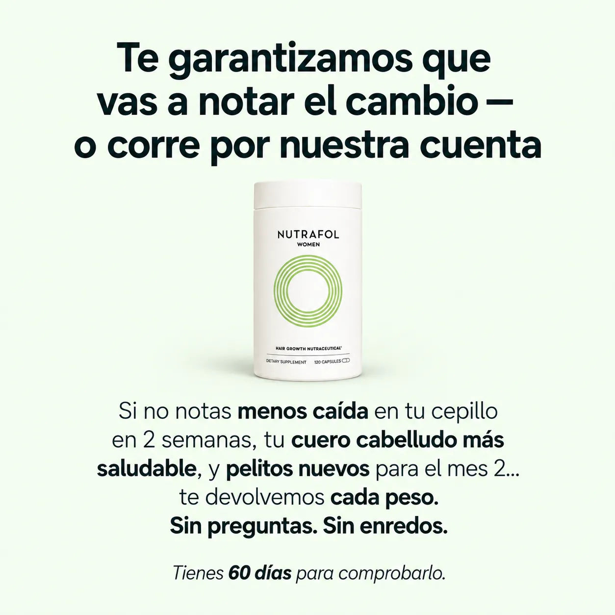 Nutrafol Women — Fórmula de crecimiento Capilar