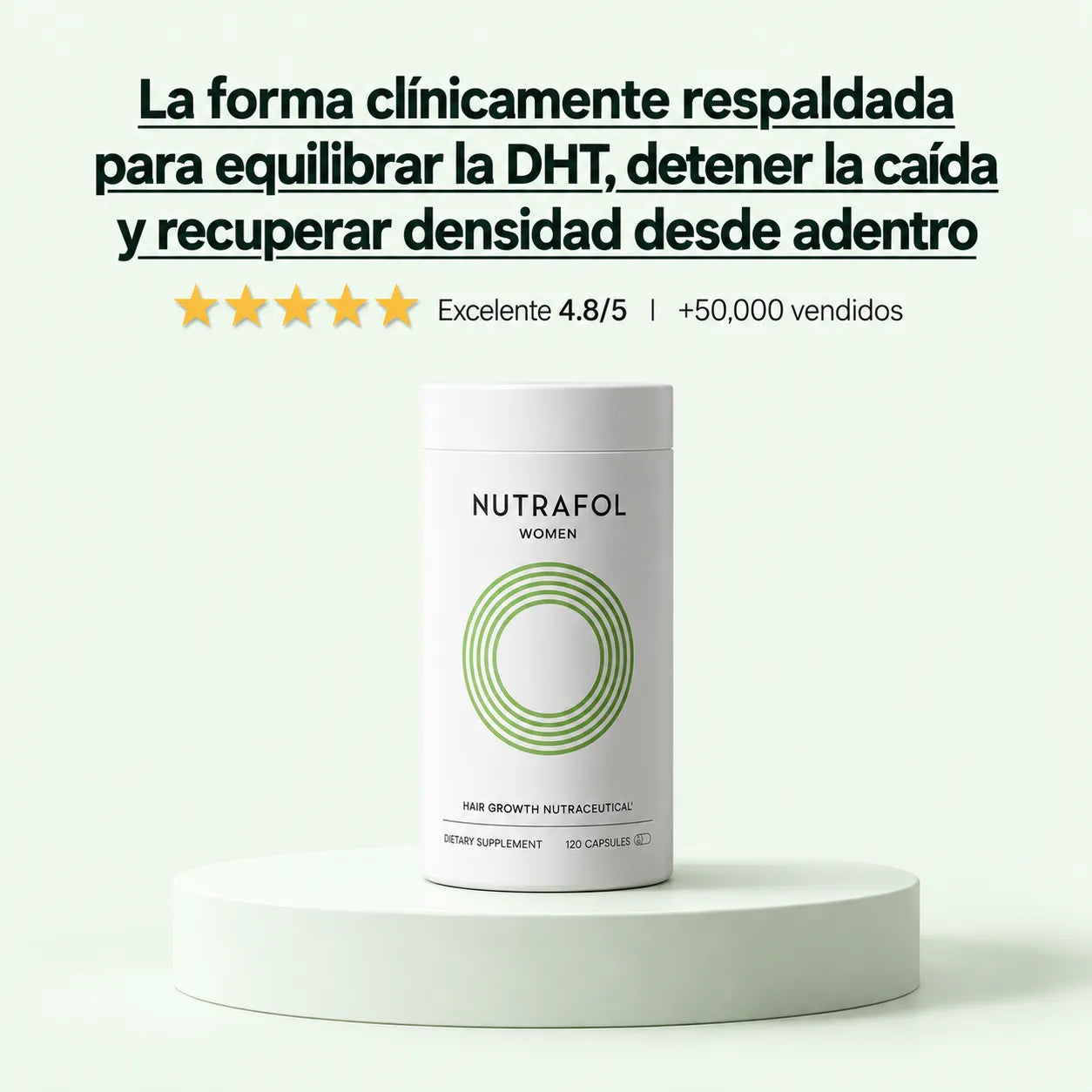 Nutrafol Women — Fórmula de crecimiento Capilar