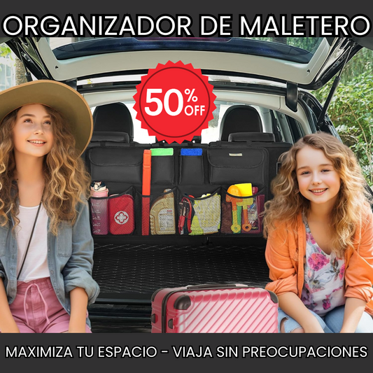 ORGANIZADOR VIAJERO PARA MALETERO DE CARRO