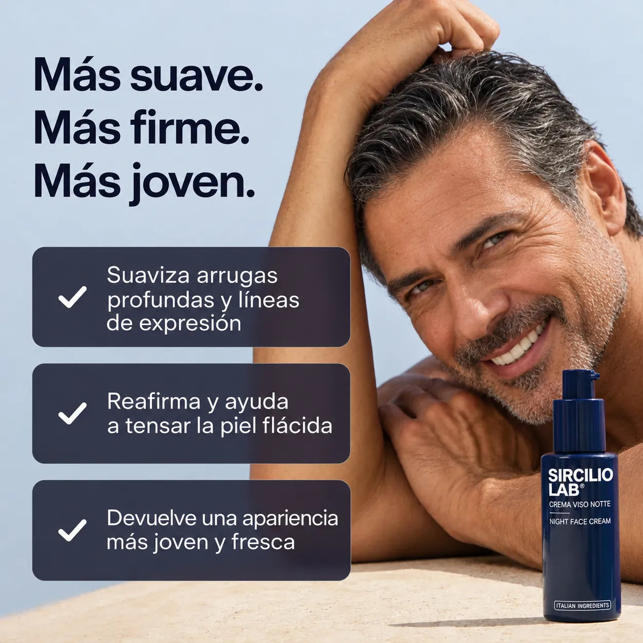 Crema de noche antiedad SIRCILIOLAB