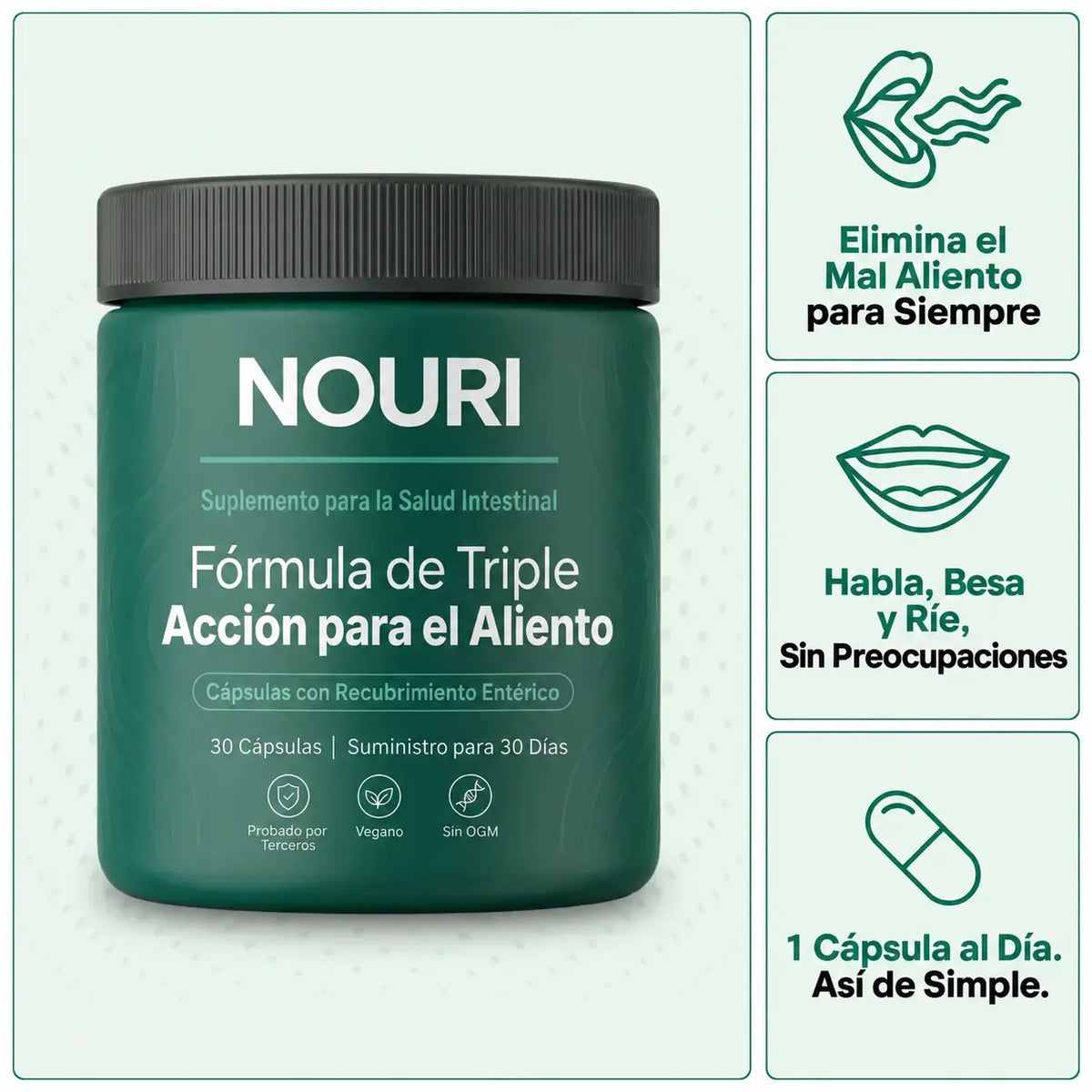 NOURI – Fórmula de Triple Acción para el Aliento