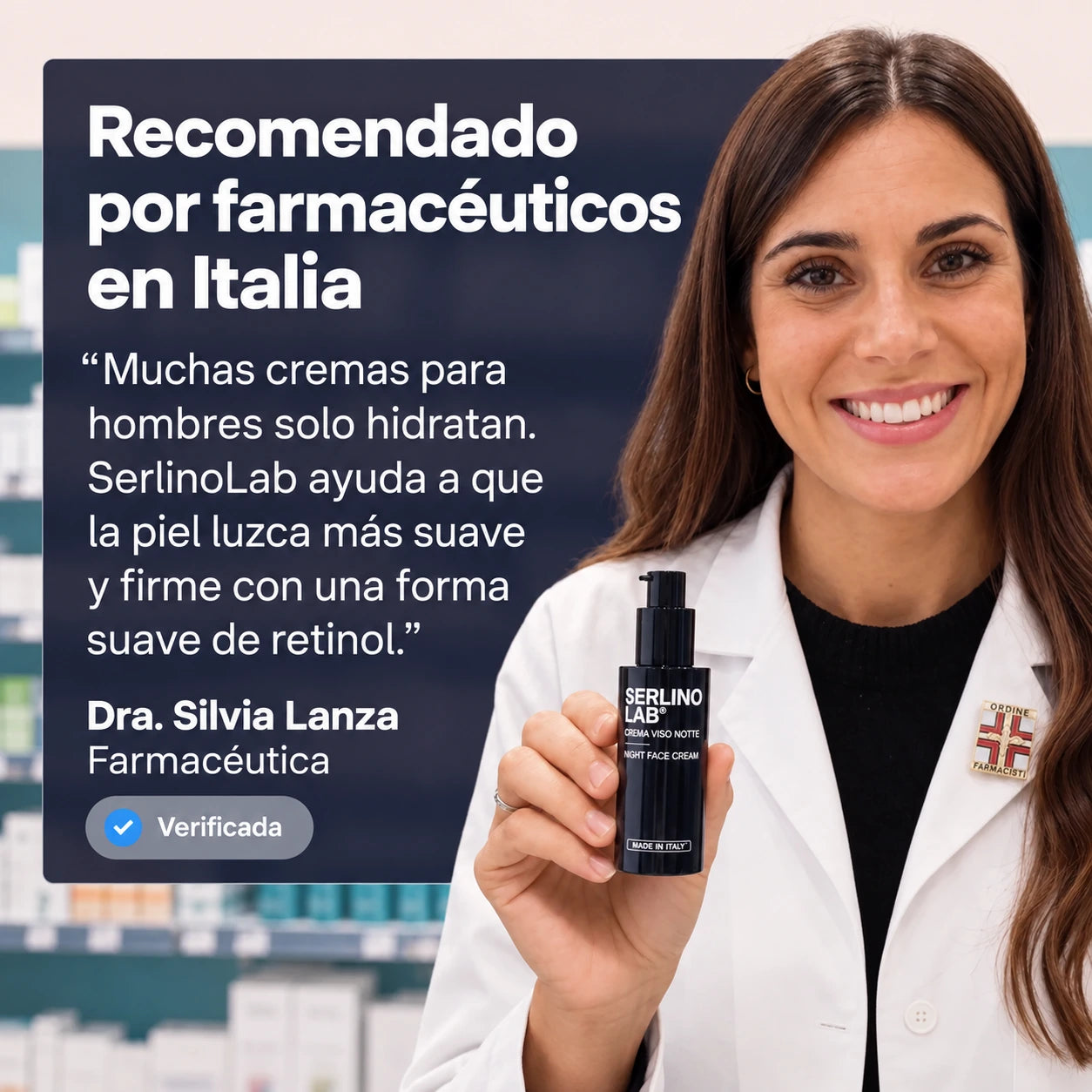 Crema de noche Antiedad SERLINOLAB