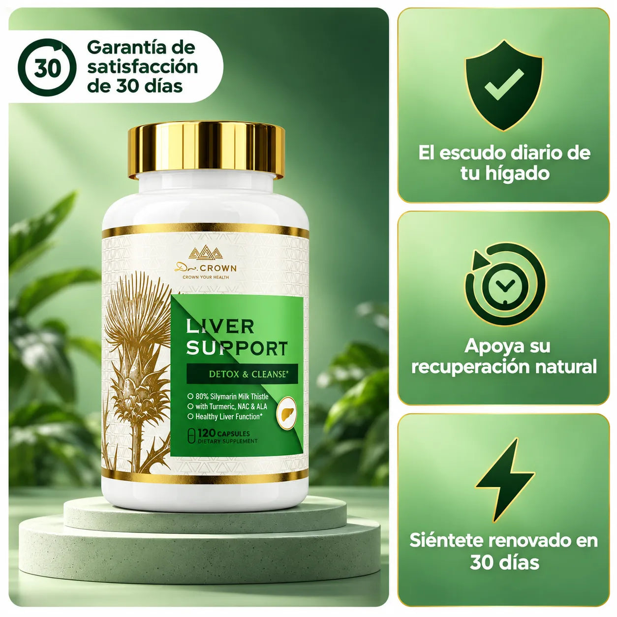 Liver Support – Detox y Cuidado del Hígado by Dr. Crown™