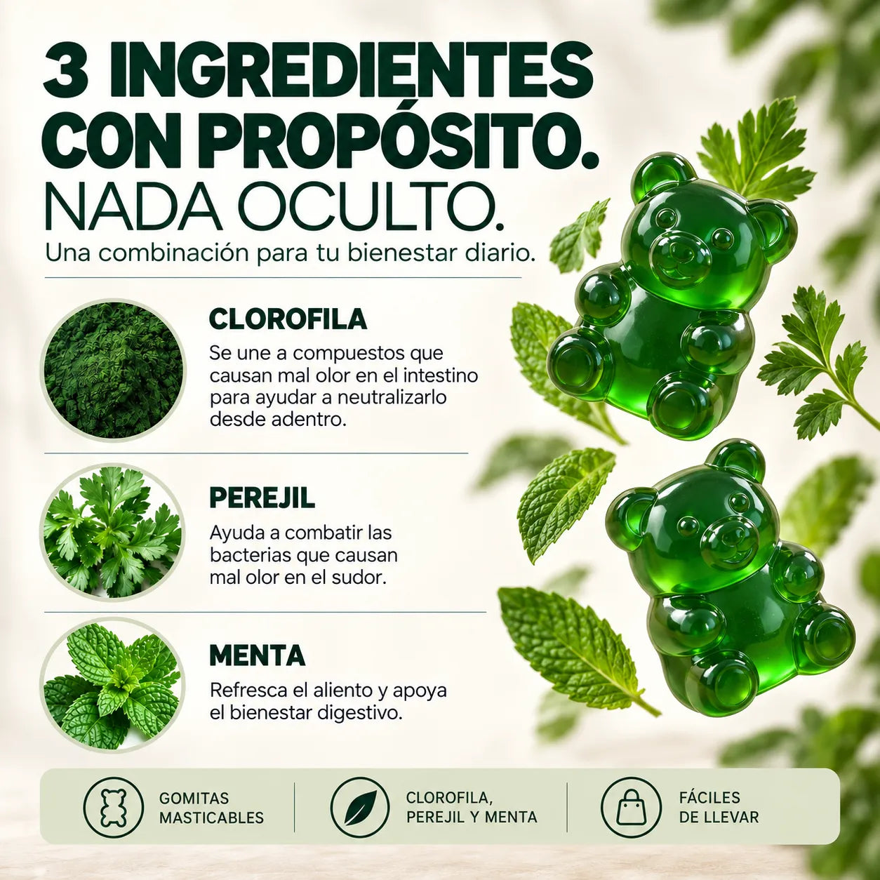 Gomitas Gummimas Clorofila