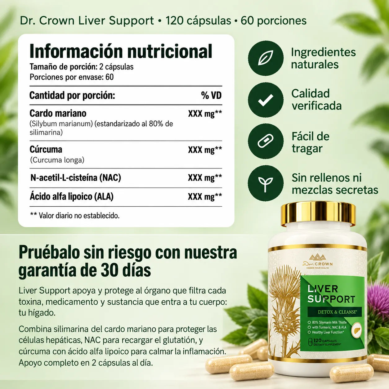 Liver Support – Detox y Cuidado del Hígado by Dr. Crown™