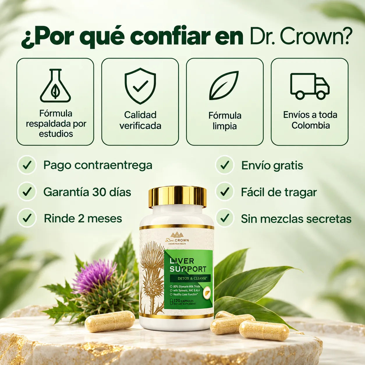 Liver Support – Detox y Cuidado del Hígado by Dr. Crown™